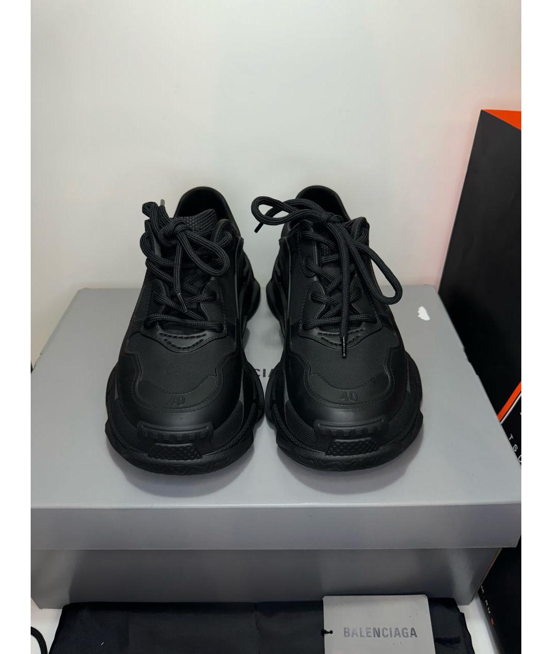 BALENCIAGA Черные резиновые кроссовки, фото 2