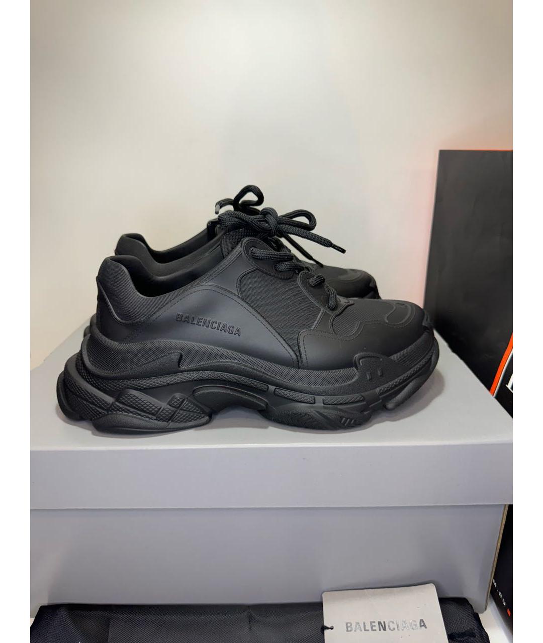 BALENCIAGA Черные резиновые кроссовки, фото 6