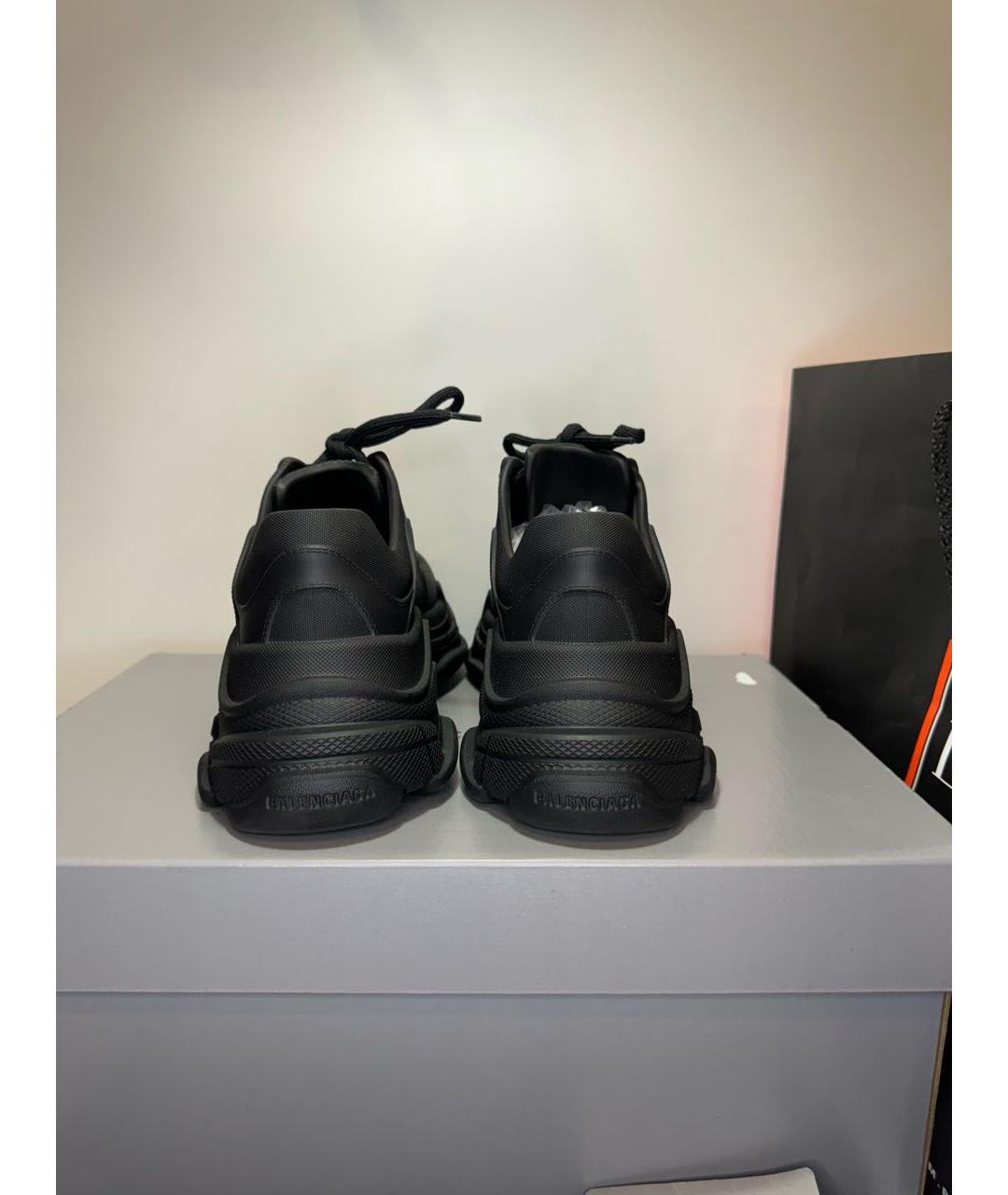 BALENCIAGA Черные резиновые кроссовки, фото 4