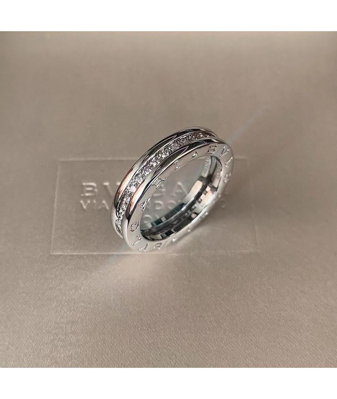 BVLGARI Серебряное кольцо из белого золота, фото 4