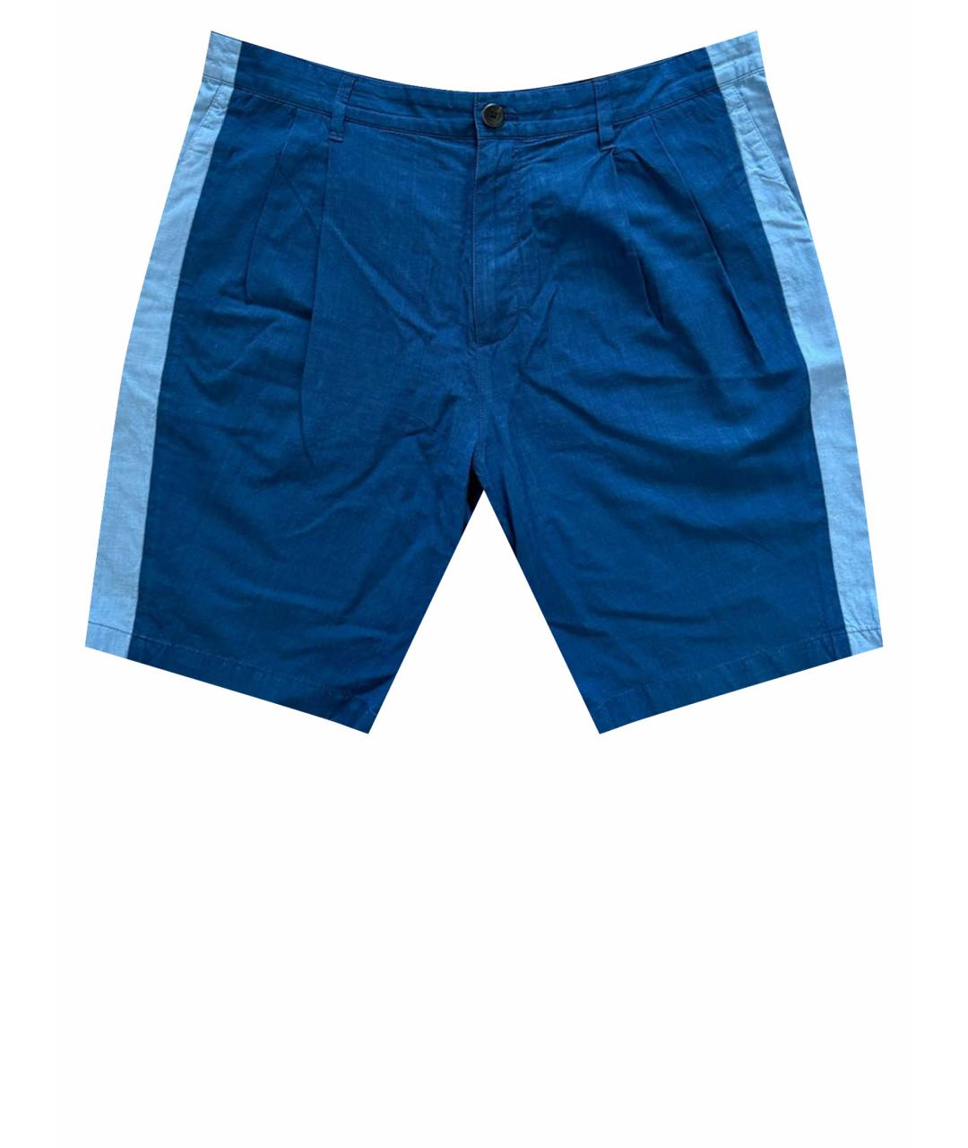 LOUIS VUITTON PRE-OWNED Синие хлопковые шорты, фото 1