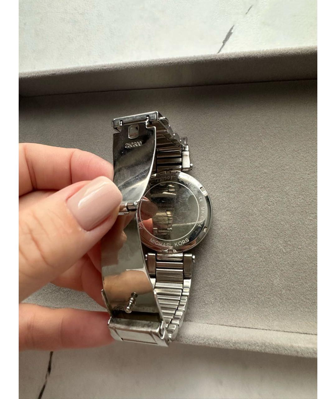 MICHAEL KORS Серебряные с серебряным покрытием часы, фото 3