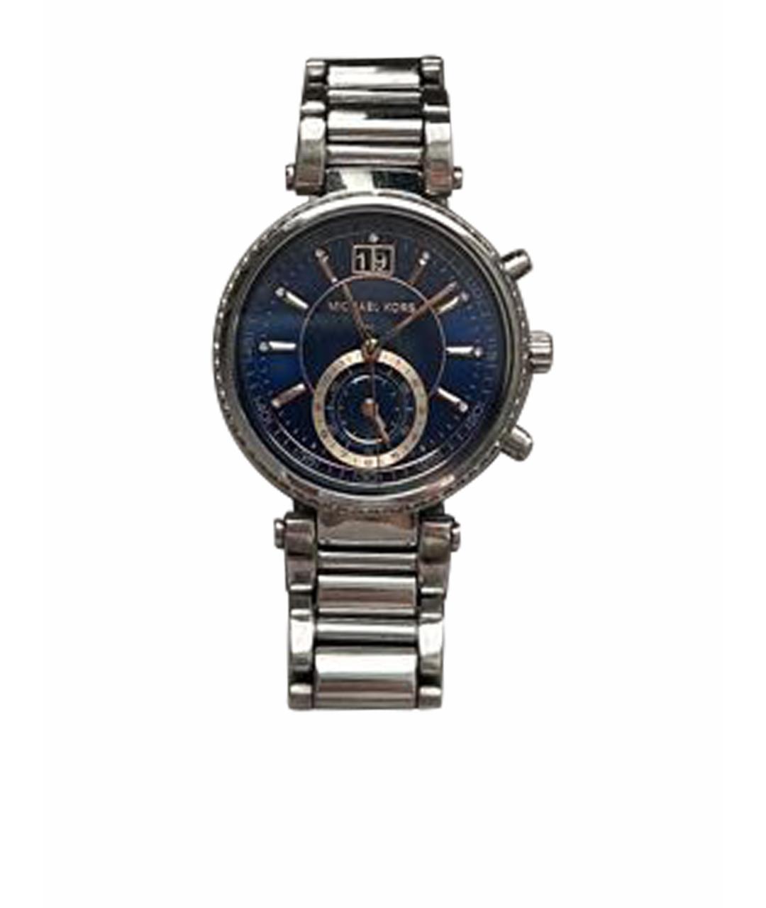 MICHAEL KORS Серебряные с серебряным покрытием часы, фото 1