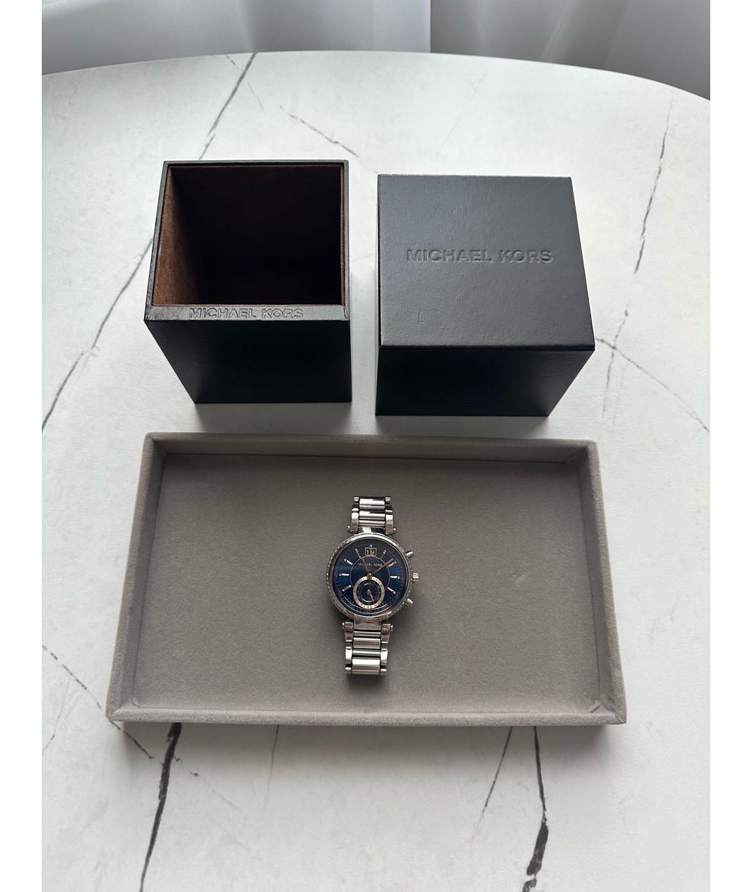 MICHAEL KORS Серебряные с серебряным покрытием часы, фото 5