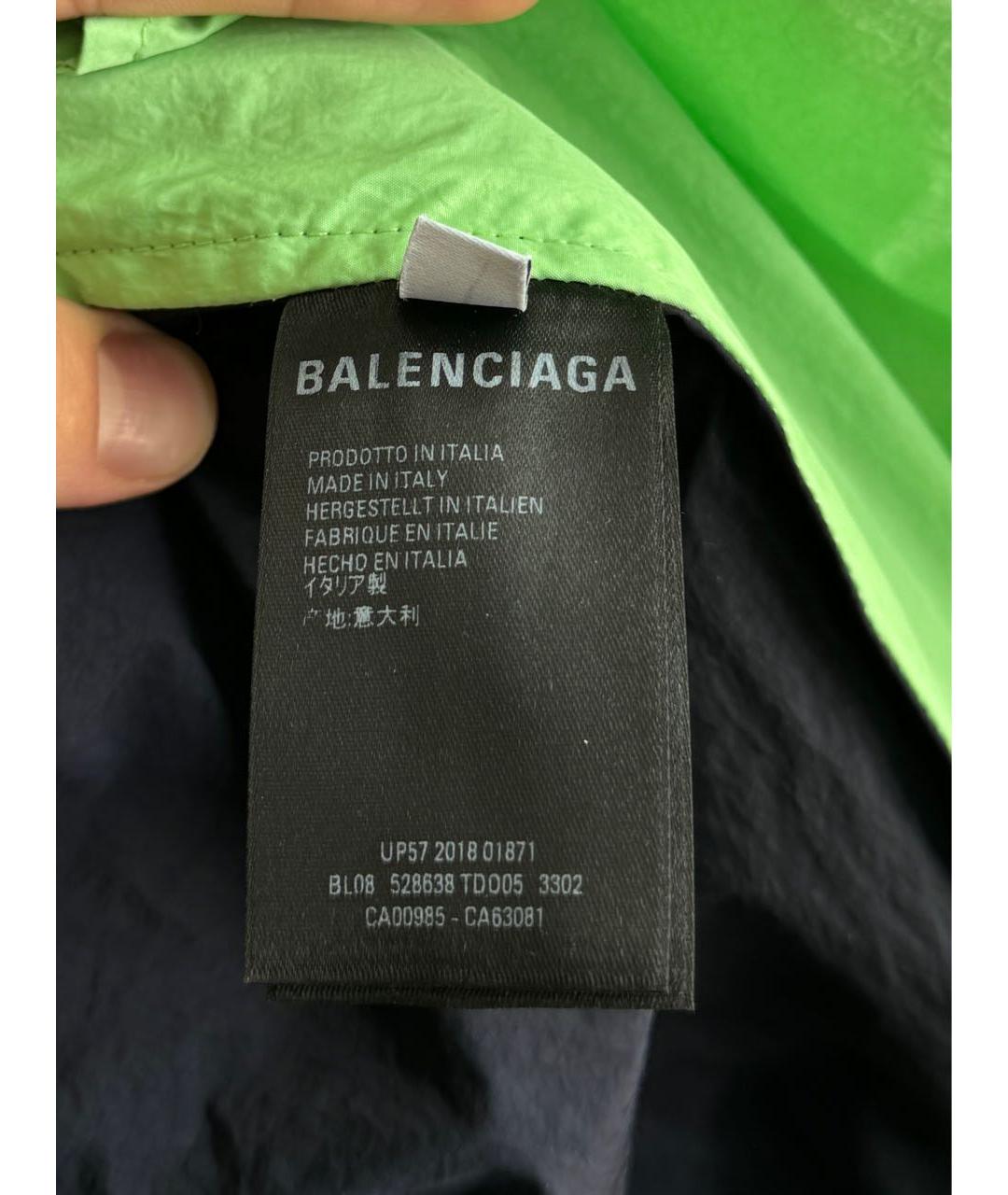 BALENCIAGA Черная полиуретановая куртка, фото 4