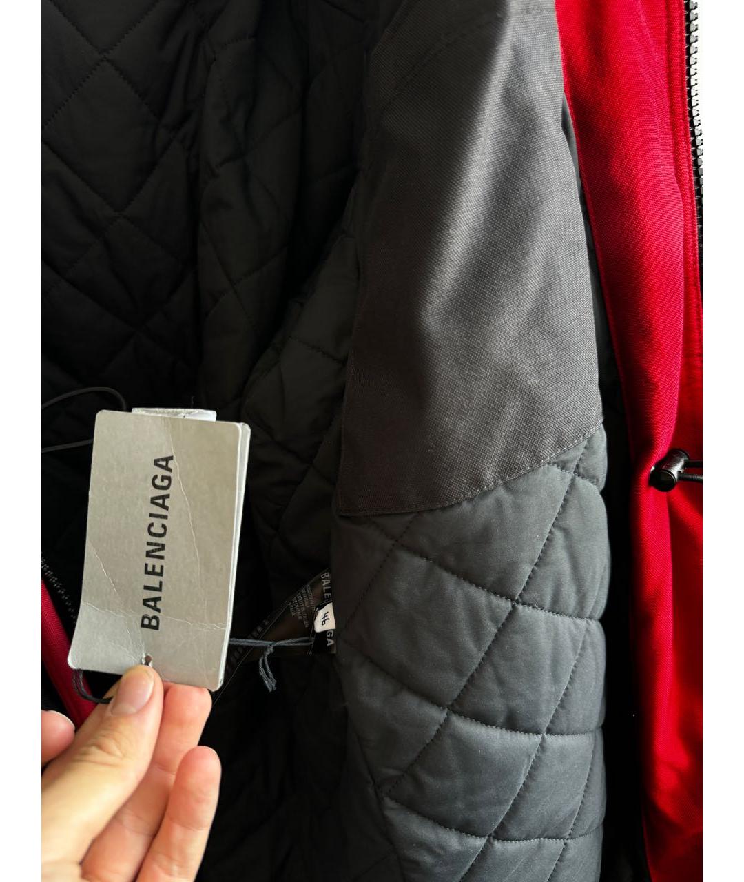 BALENCIAGA Черная полиуретановая куртка, фото 7
