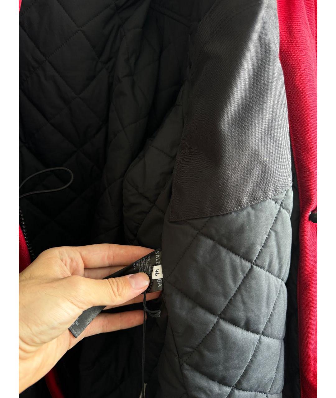BALENCIAGA Черная полиуретановая куртка, фото 8