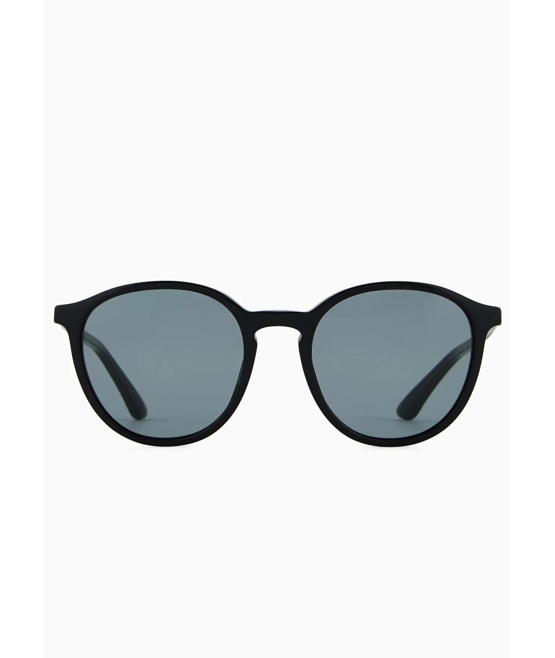GIORGIO ARMANI Черные пластиковые солнцезащитные очки, фото 10