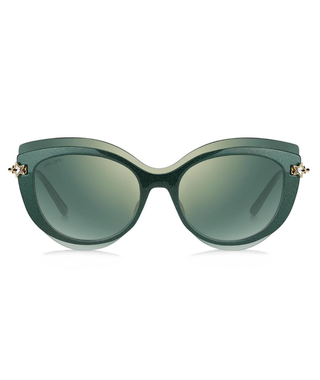 JIMMY CHOO Зеленые солнцезащитные очки, фото 4