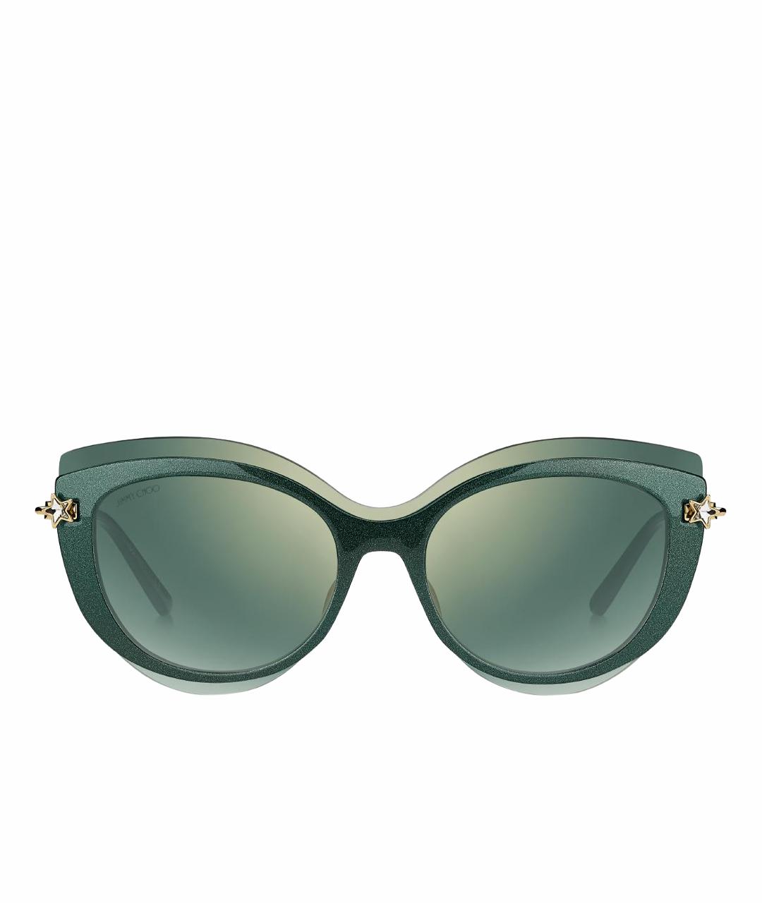 JIMMY CHOO Зеленые солнцезащитные очки, фото 1