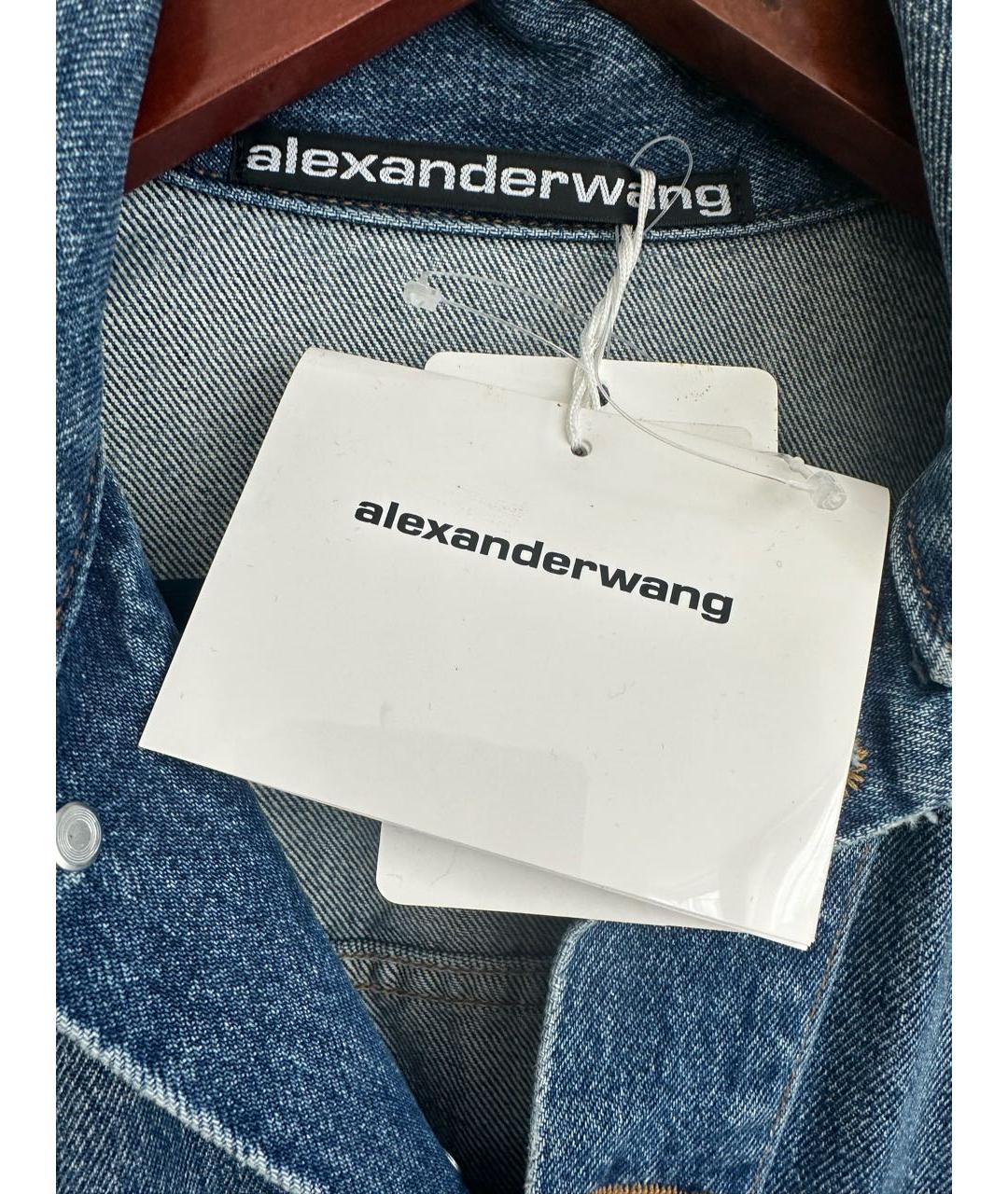 ALEXANDER WANG Синяя деним куртка, фото 3