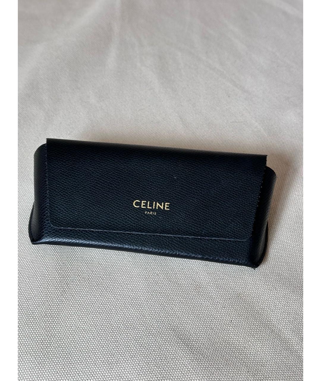 CELINE Черные пластиковые солнцезащитные очки, фото 4