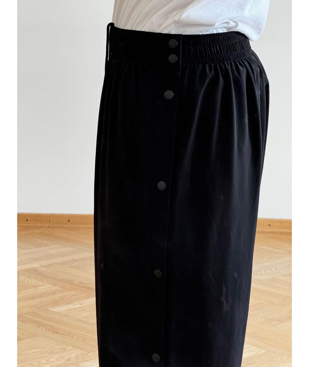 BALENCIAGA Черные полиамидовые повседневные брюки, фото 3