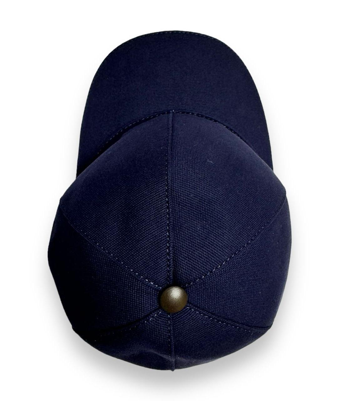 GUCCI Темно-синяя хлопковая кепка/бейсболка, фото 3