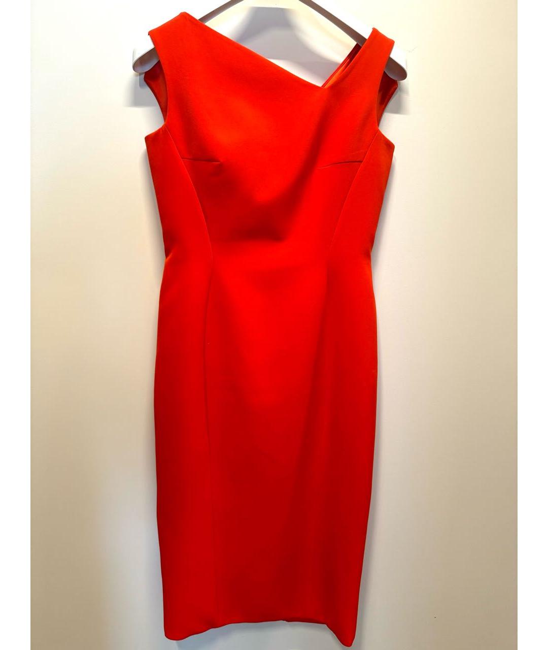 MATICEVSKI Красное полиэстеровое коктейльное платье, фото 6