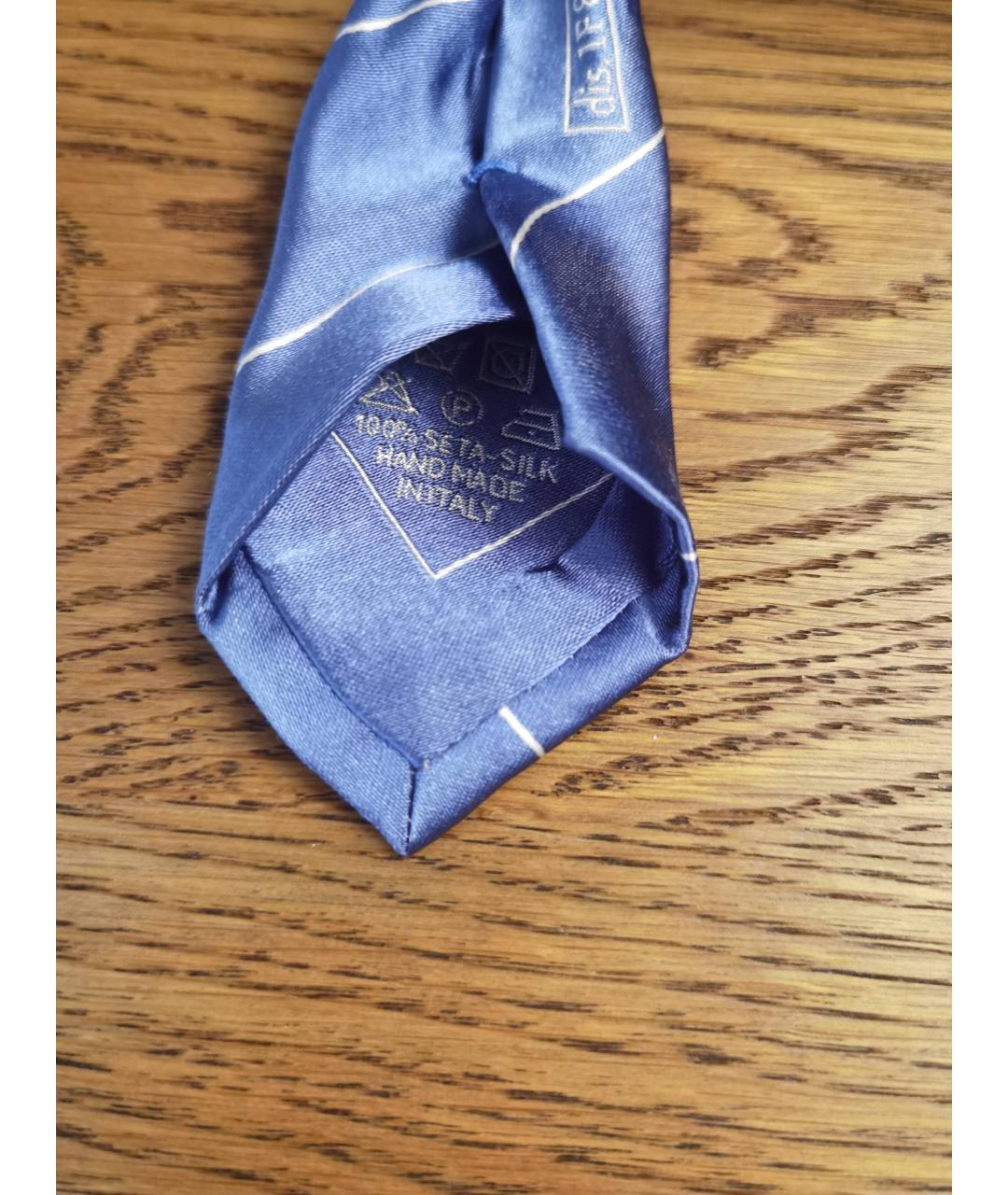 BRIONI Синий шелковый галстук, фото 6
