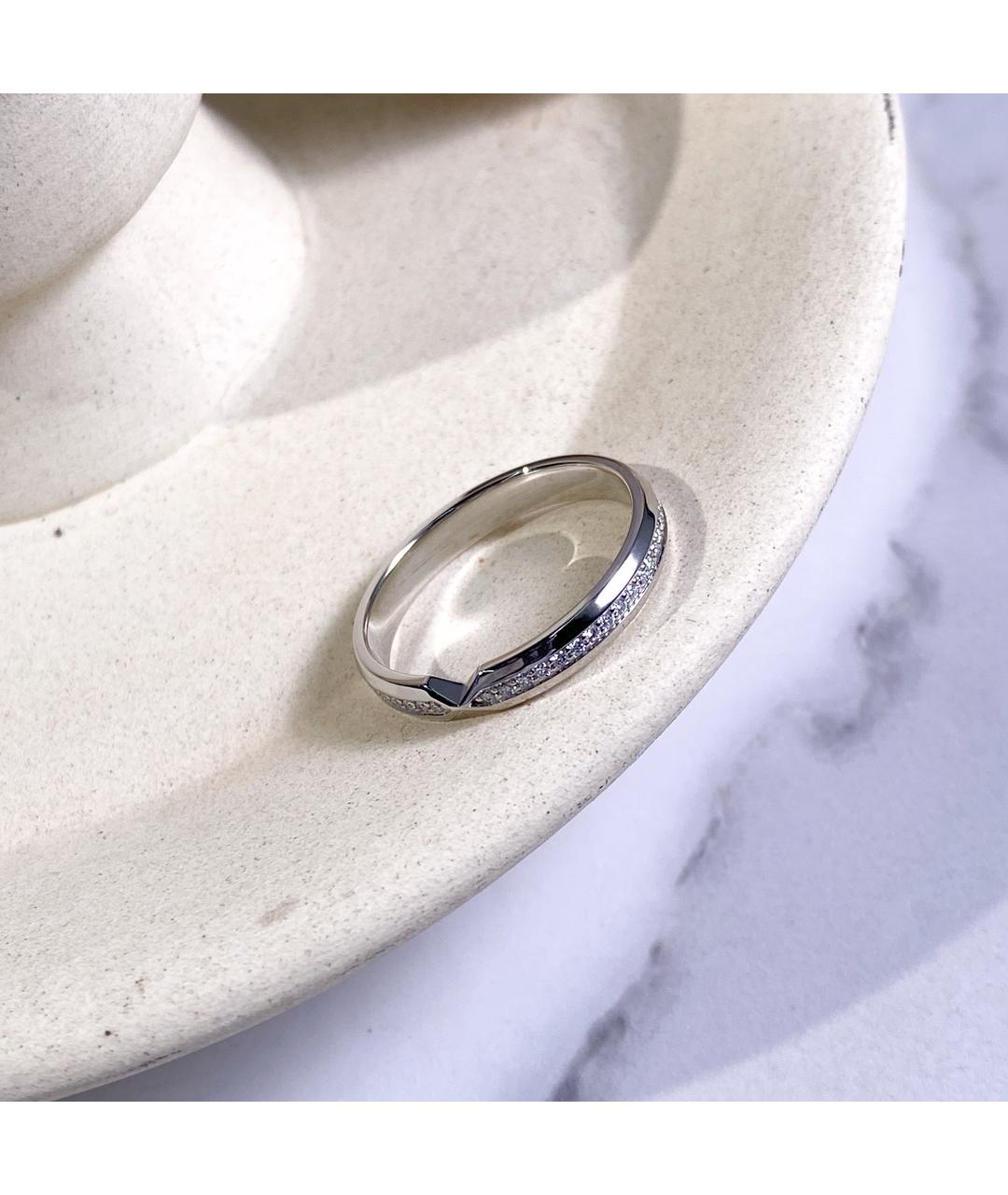 TIFFANY&CO Серебряное платиновое кольцо, фото 6