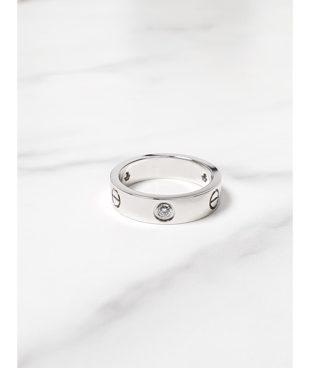 CARTIER Серебряное кольцо из белого золота, фото 2