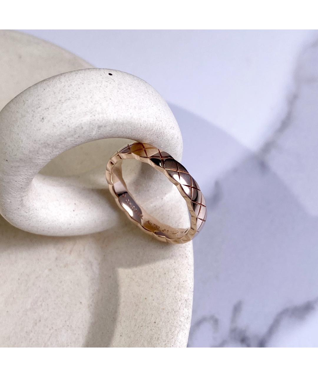CHANEL PRE-OWNED Золотое кольцо из розового золота, фото 6