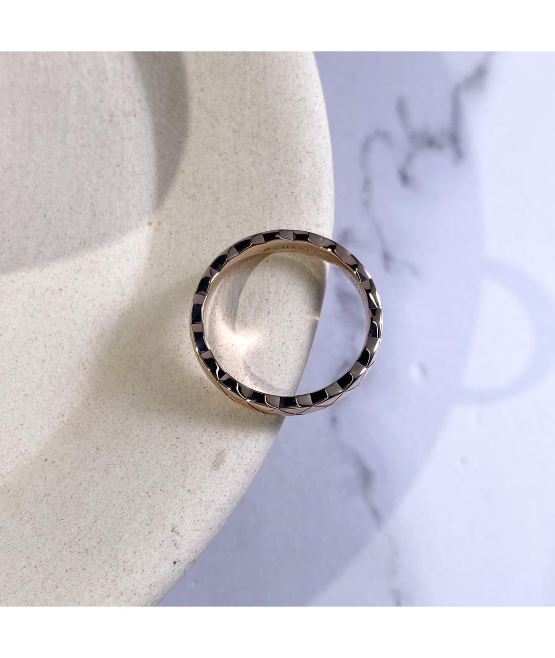 CHANEL PRE-OWNED Золотое кольцо из розового золота, фото 3