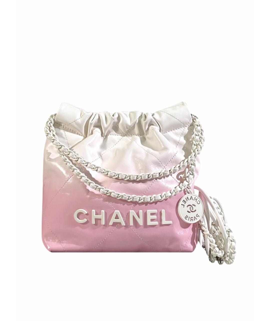 CHANEL PRE-OWNED Розовая кожаная сумка через плечо, фото 1