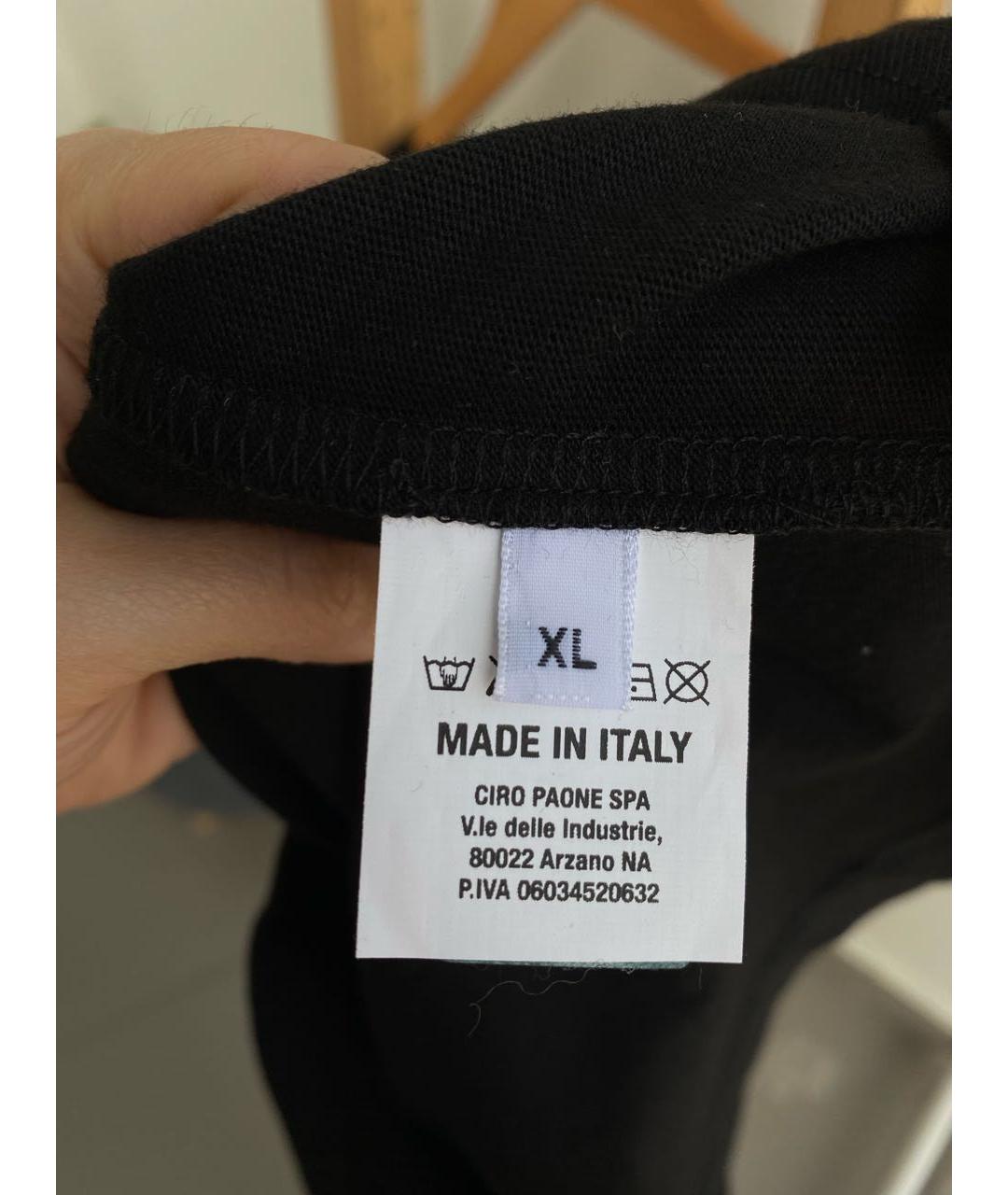 KITON Черная хлопковая футболка, фото 5