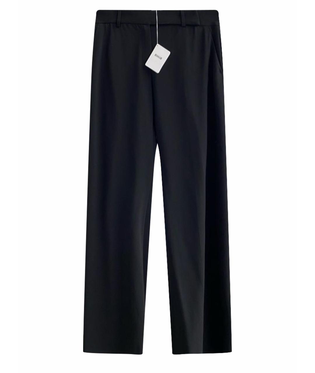 WOLFORD Черные шерстяные прямые брюки, фото 1