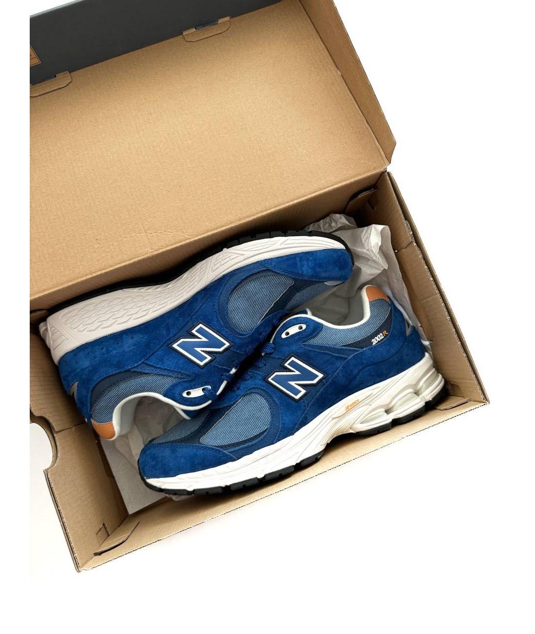 NEW BALANCE Синие замшевые высокие кроссовки / кеды, фото 5