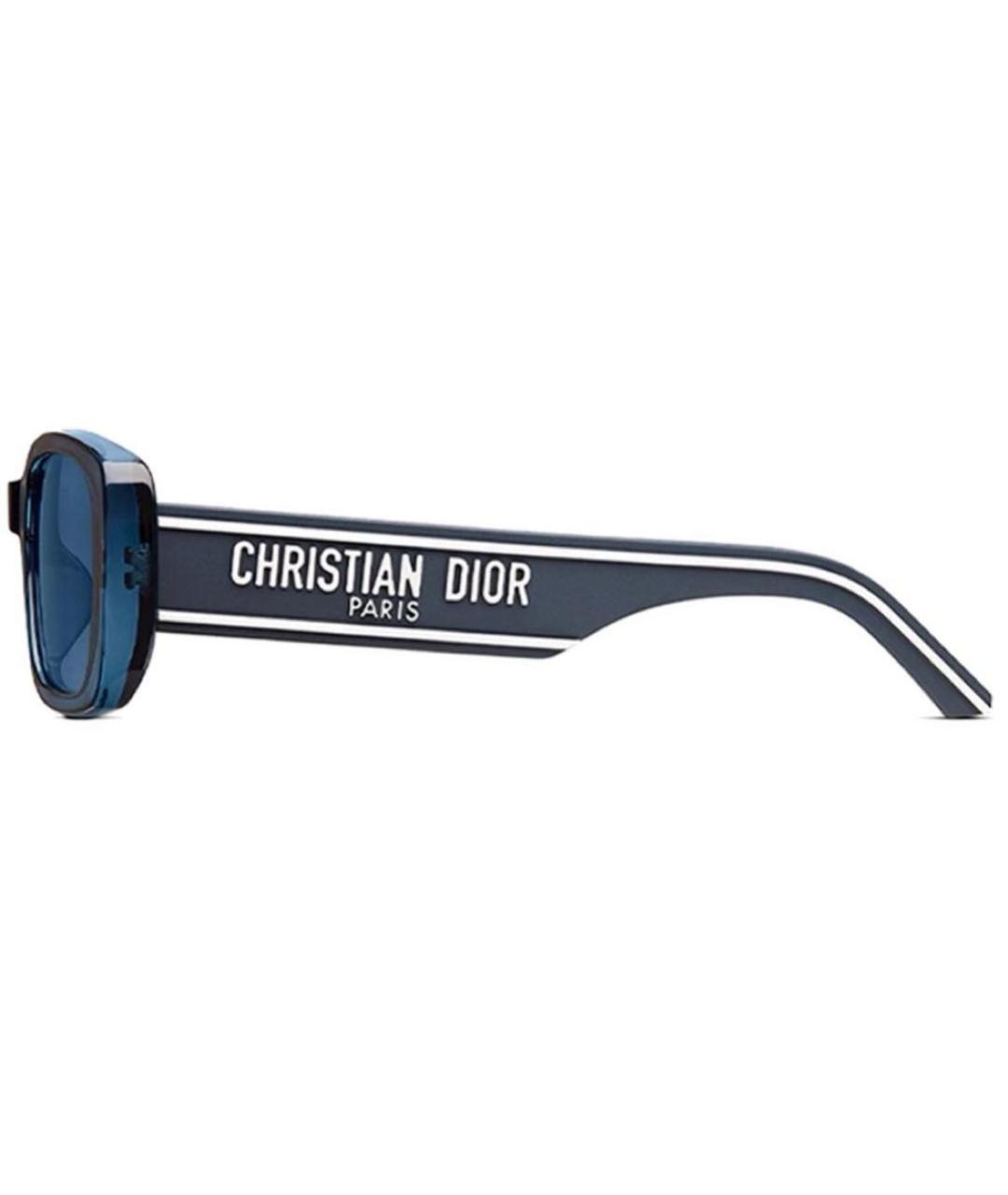 CHRISTIAN DIOR PRE-OWNED Синие солнцезащитные очки, фото 3