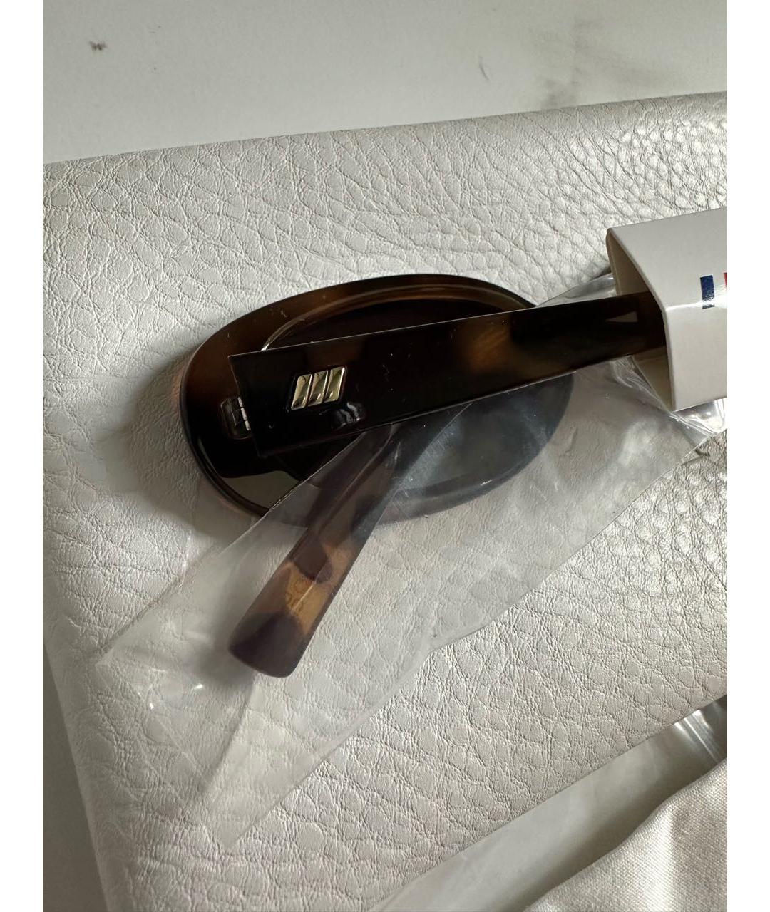 LE SPECS Коричневые пластиковые солнцезащитные очки, фото 2