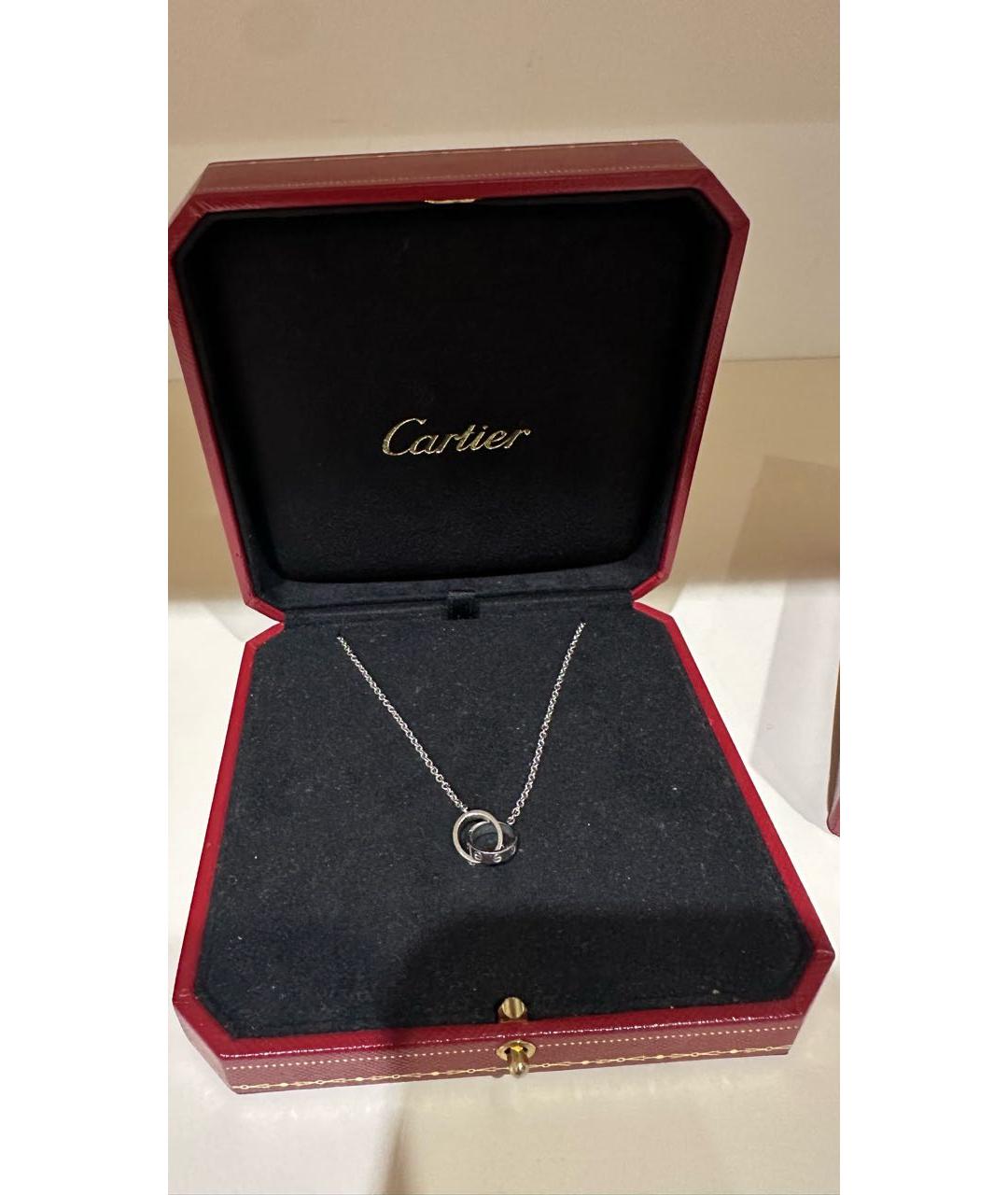 CARTIER Белое колье из белого золота, фото 2