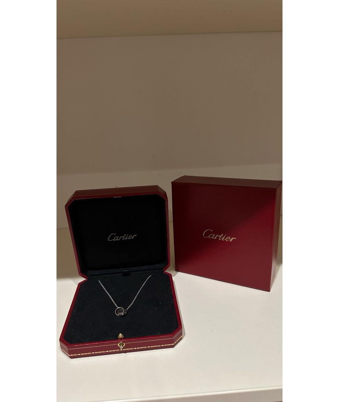 CARTIER Белое колье из белого золота, фото 7