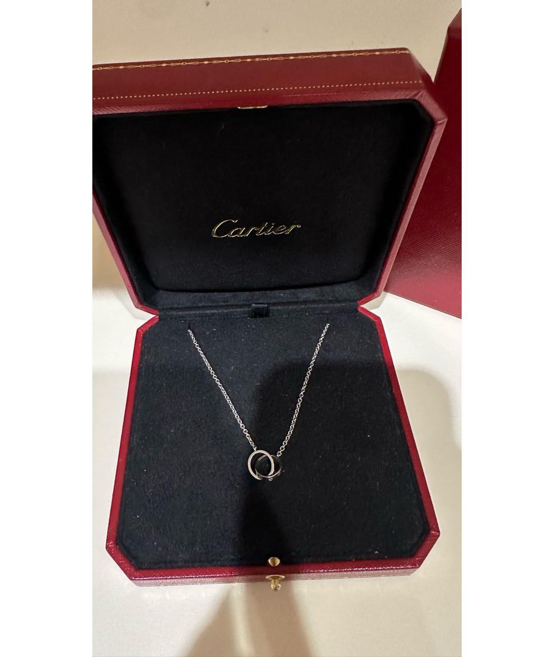 CARTIER Белое колье из белого золота, фото 5