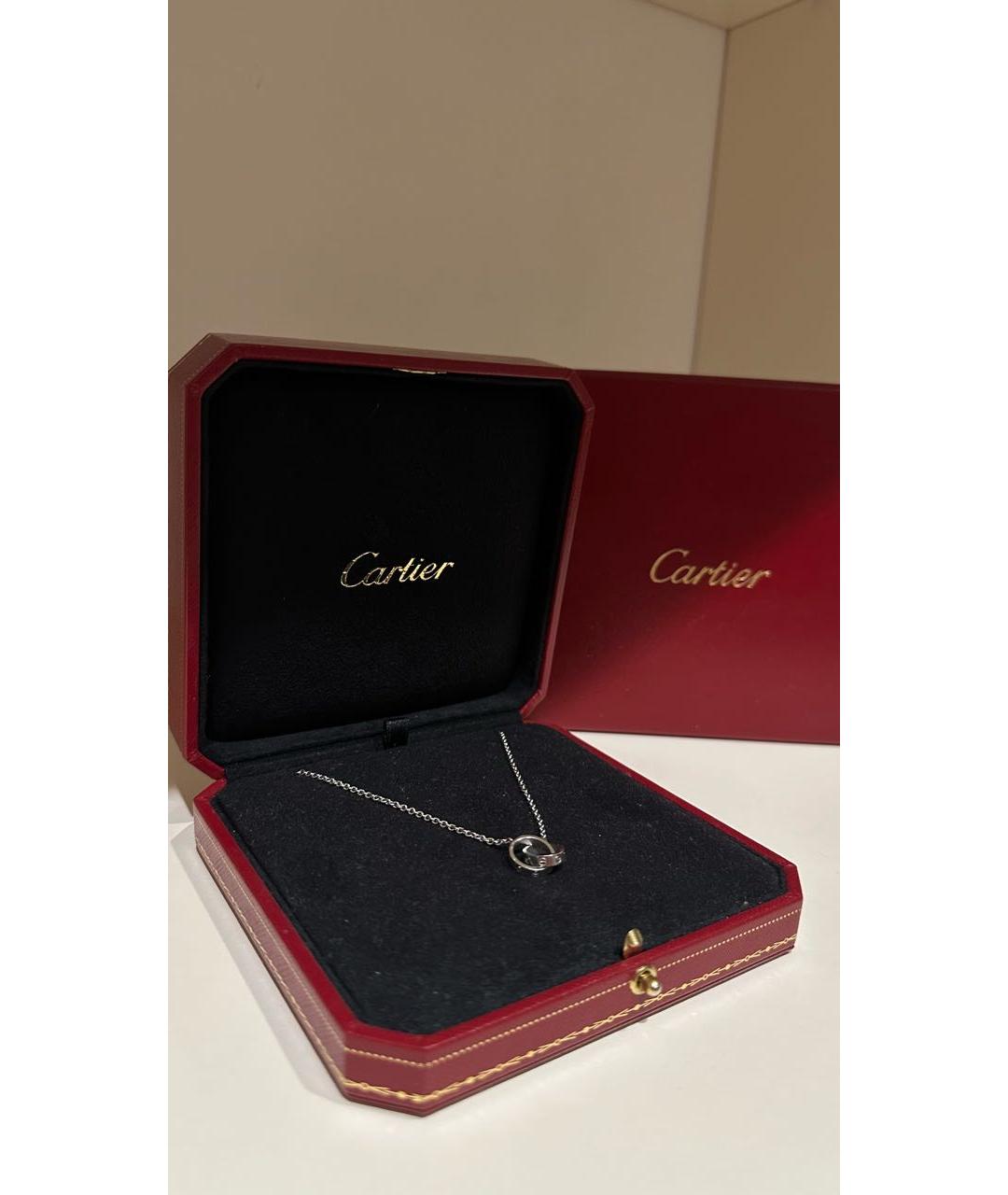 CARTIER Белое колье из белого золота, фото 4