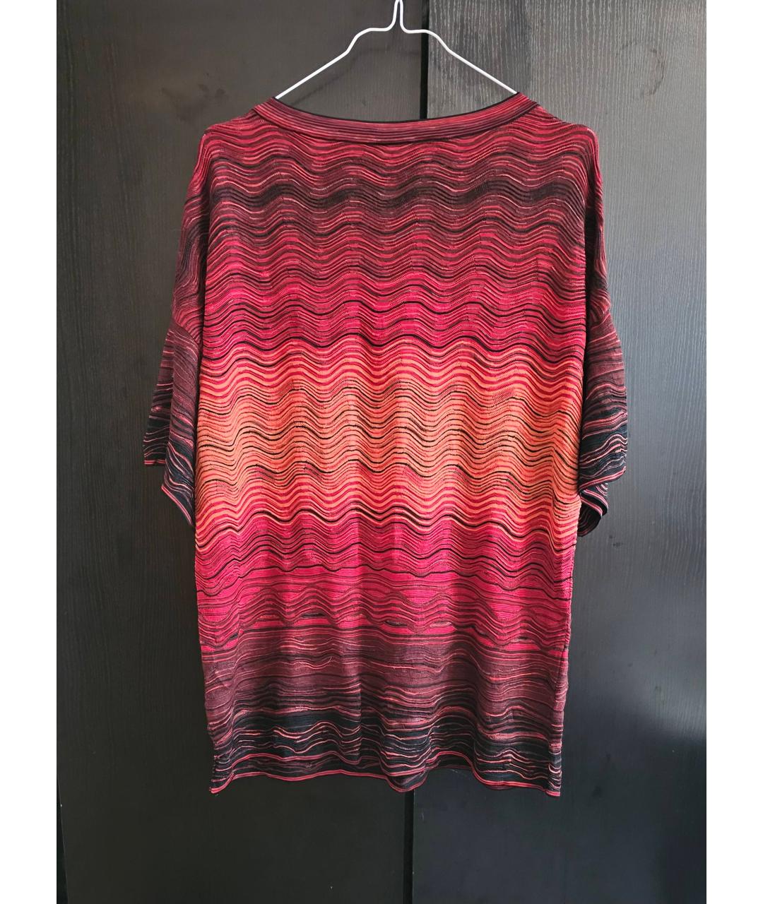 M MISSONI Бордовый вискозный джемпер / свитер, фото 2