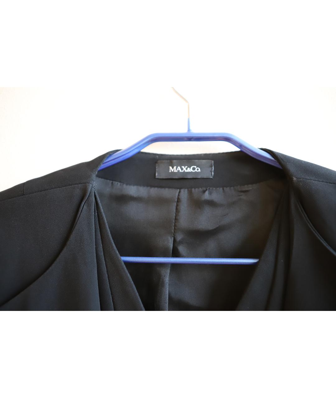 MAX&CO Черный полиэстеровый жакет/пиджак, фото 3