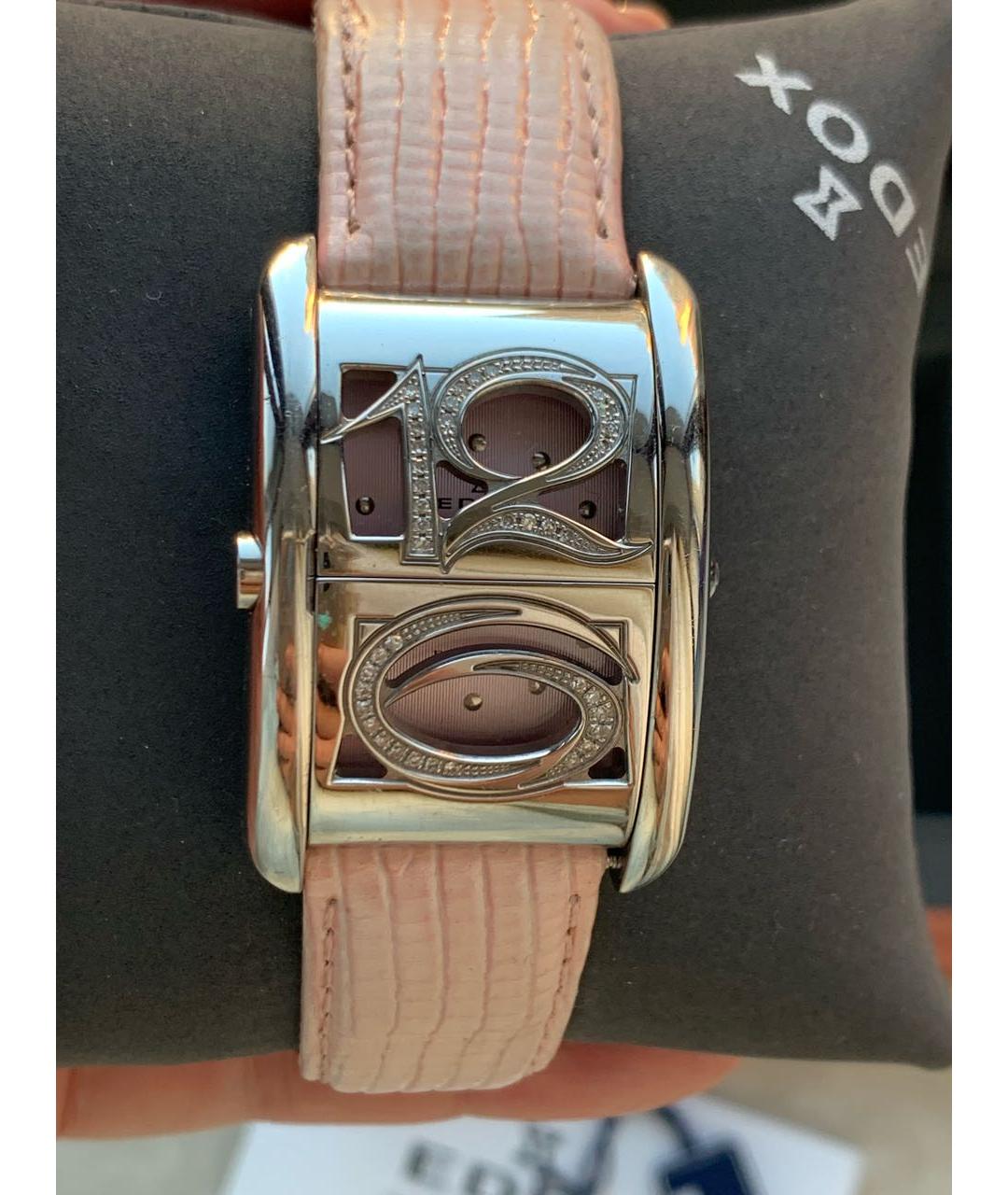 EDOX Розовые часы из белого золота, фото 2