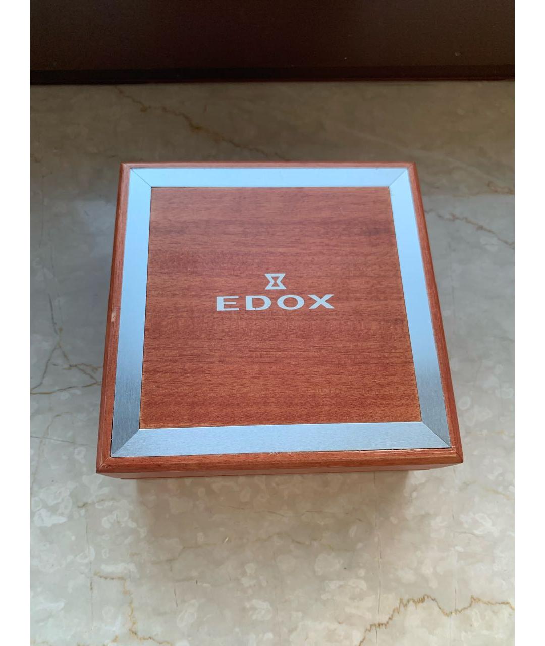 EDOX Розовые часы из белого золота, фото 7