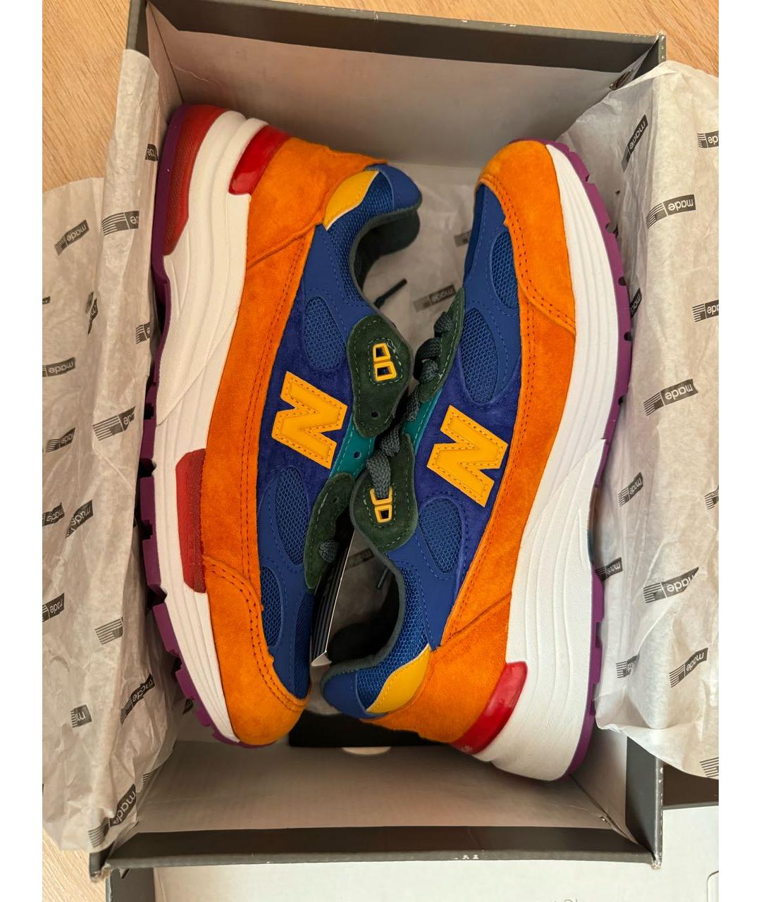 NEW BALANCE Мульти замшевые низкие кроссовки / кеды, фото 8