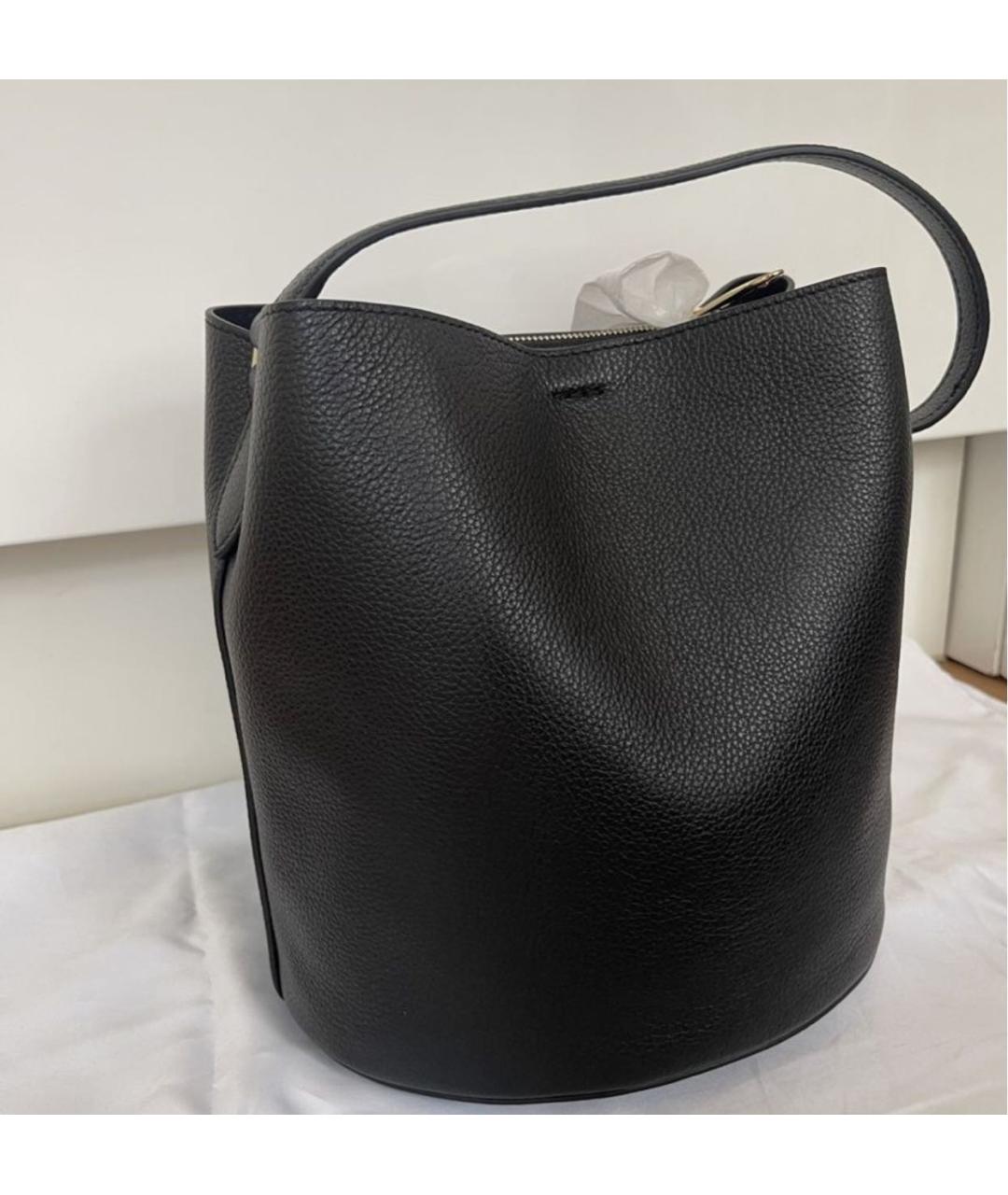 FURLA Черная кожаная сумка через плечо, фото 3