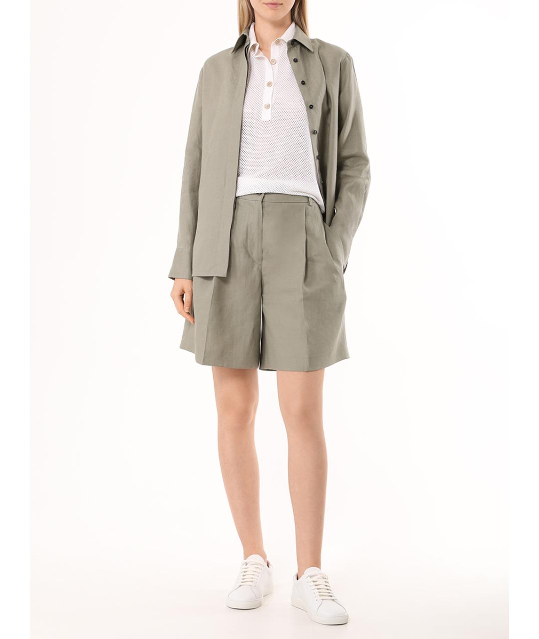 KITON Зеленые шорты, фото 2