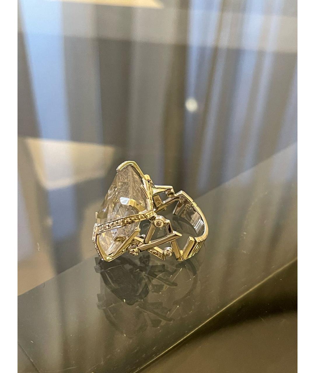 CHANEL Серебряное кольцо из белого золота, фото 3