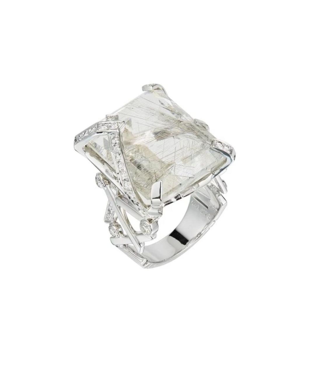 CHANEL Серебряное кольцо из белого золота, фото 1