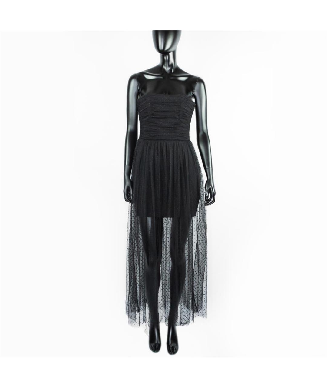 RASARIO Черное вискозное повседневное платье, фото 4