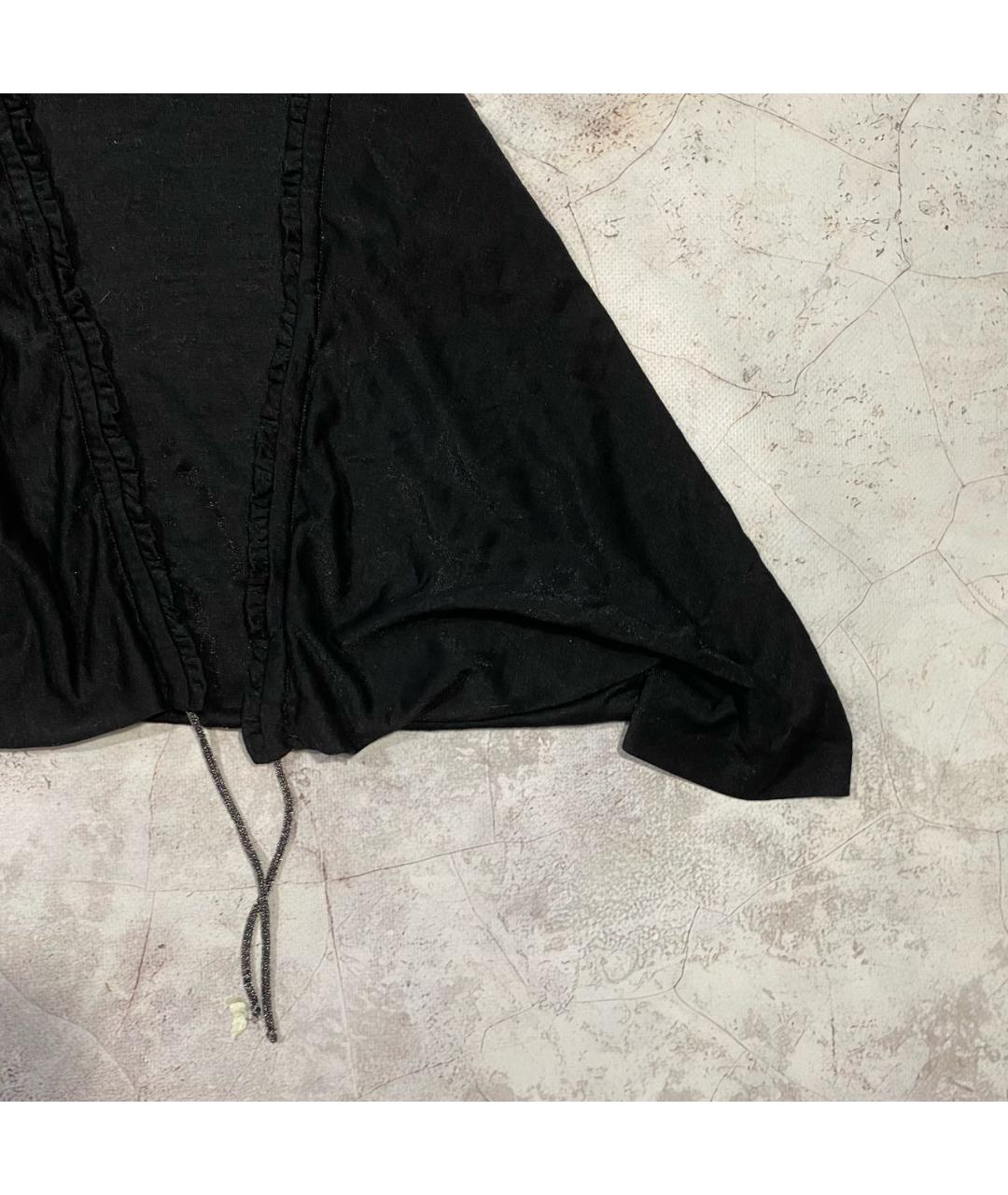 SAINT LAURENT Черный вискозный жакет/пиджак, фото 3