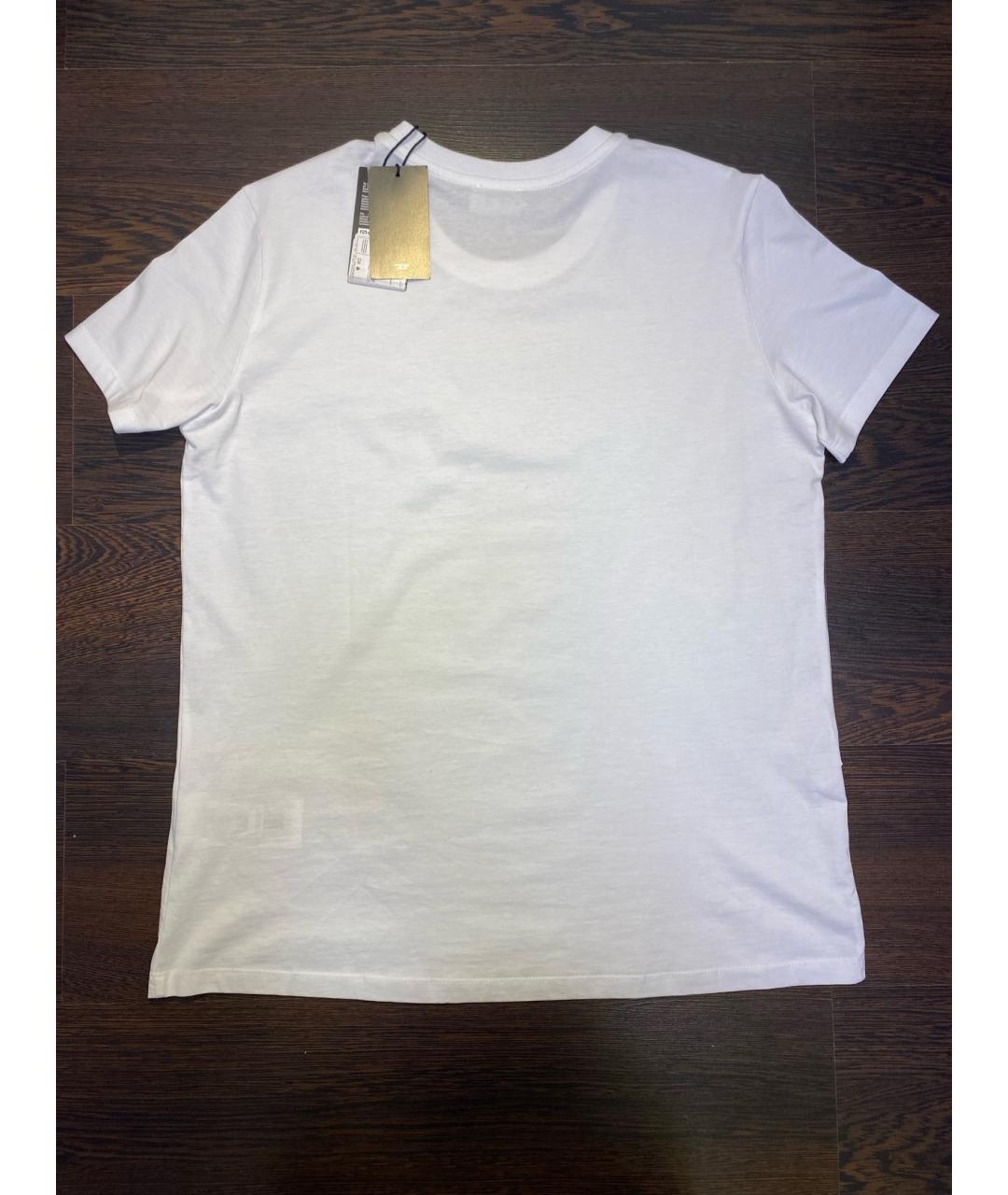 DIESEL Белая хлопковая футболка, фото 2