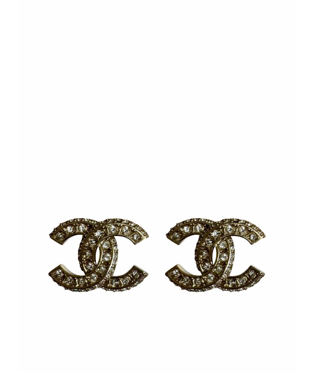 CHANEL PRE-OWNED Золотые серьги, фото 1