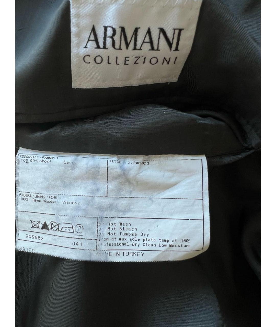 ARMANI COLLEZIONI Серый классический костюм, фото 7