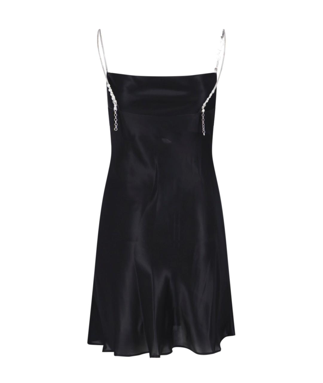 DIESEL Черное полиэстеровое платье, фото 2