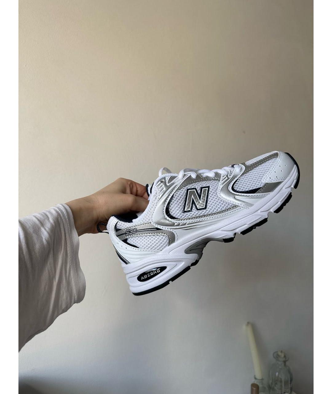 NEW BALANCE Темно-синие текстильные кроссовки, фото 8